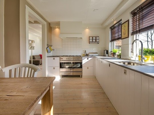 Kitchen in a home