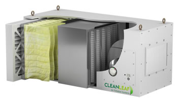 CleanLeaf clean room air filtration system.